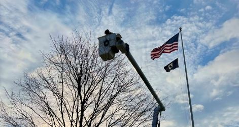 News Flag Flying High