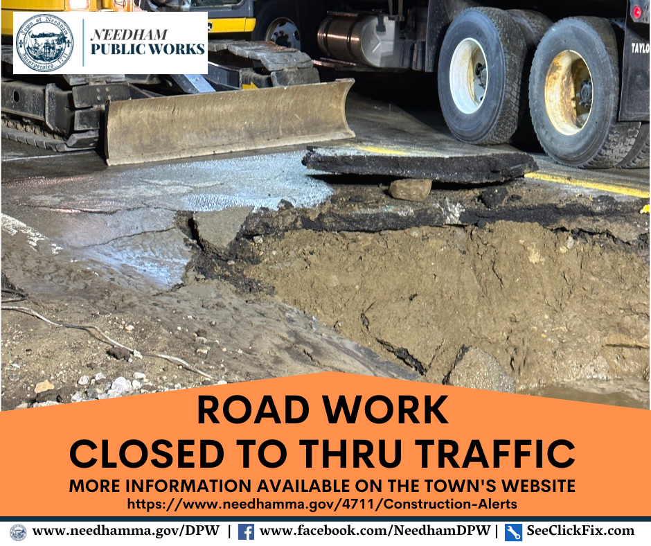 Road Work - Closed to Thru Traffic