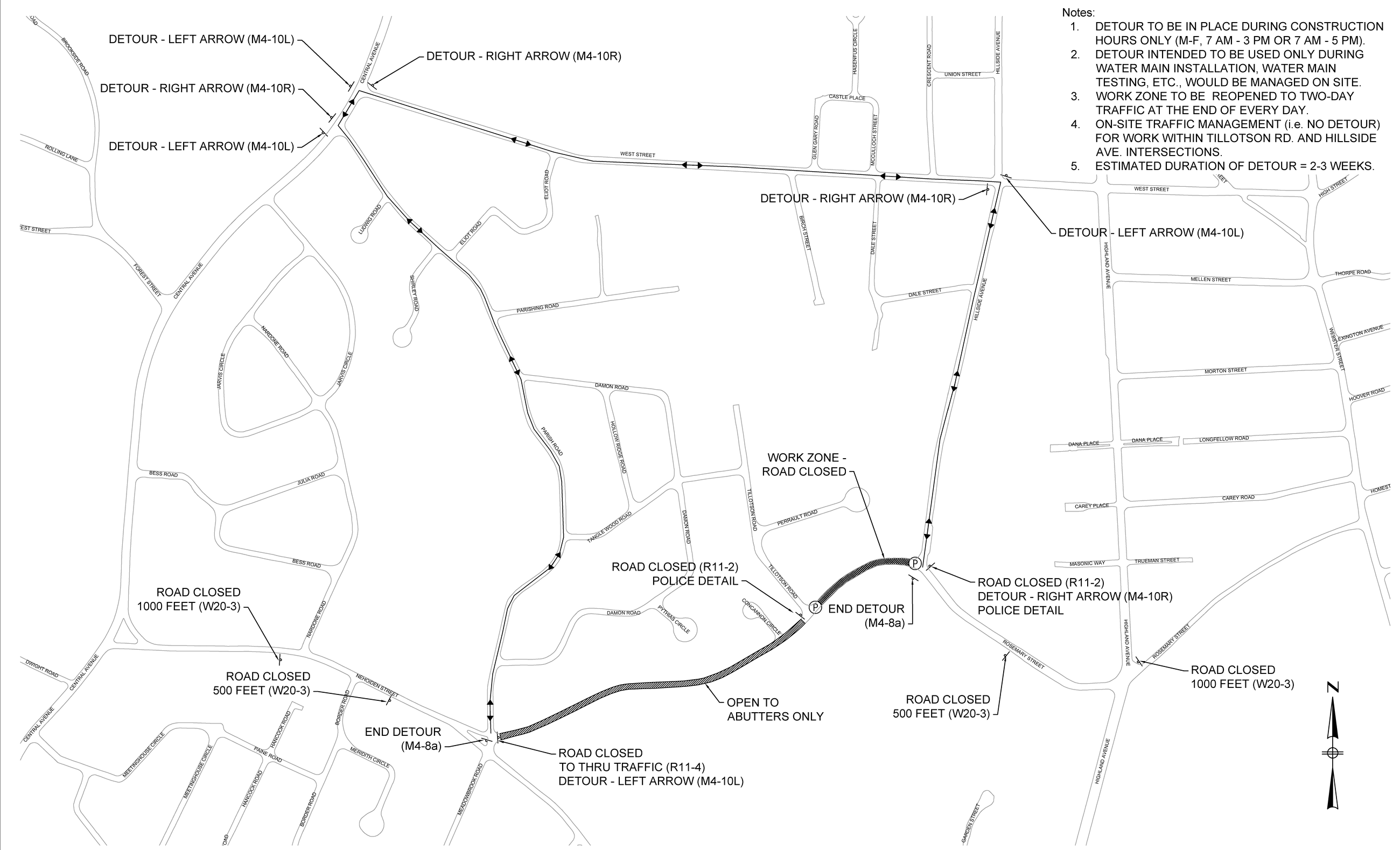 Rosemary St - DETOUR PLAN - land2