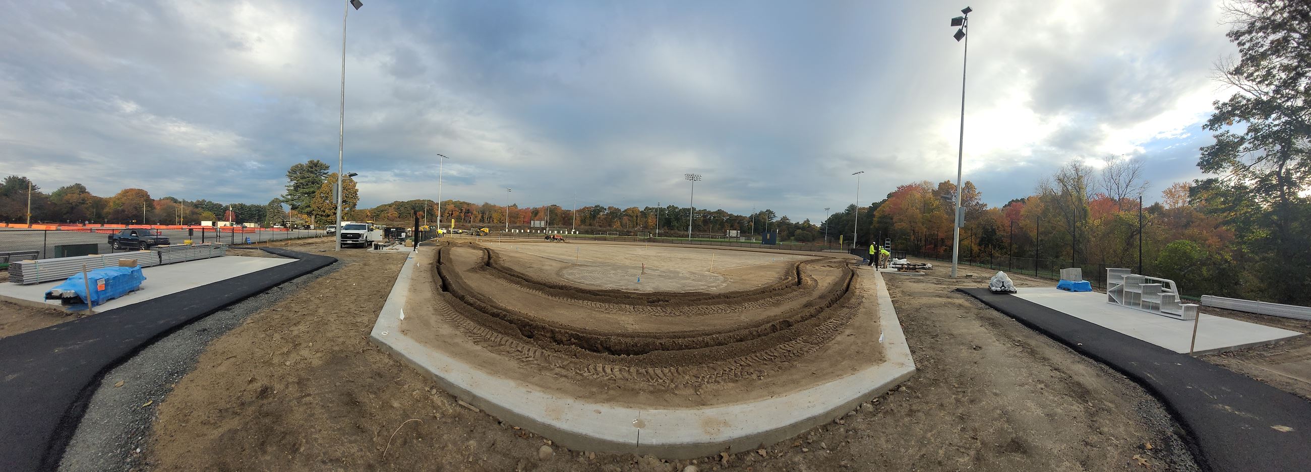 Irrigation System Being Installed