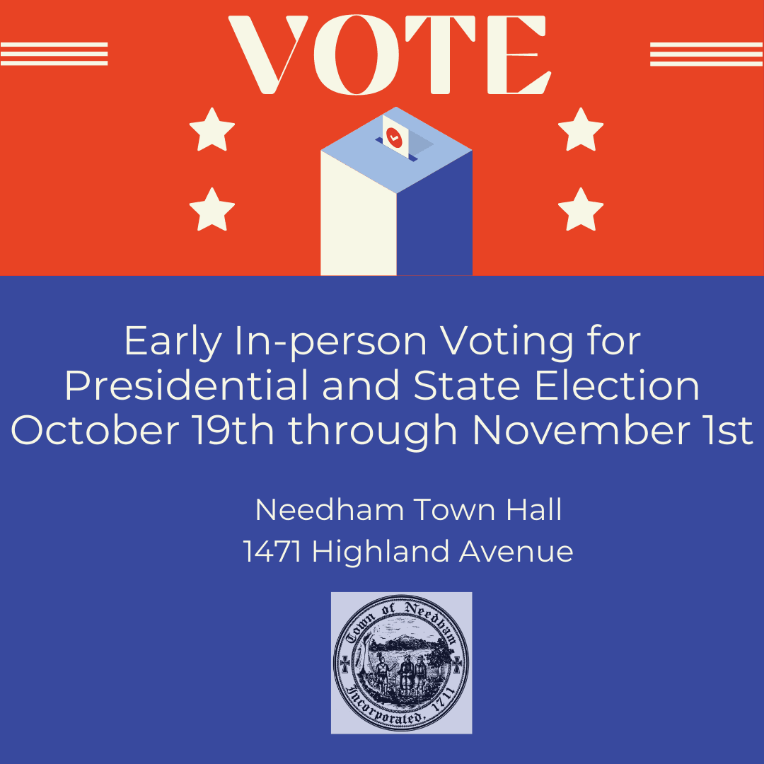 Early in-person voting October 19th through November 1st