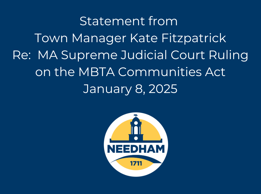 statement from town manager 