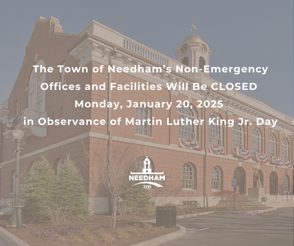 Martin Luther King Jr. Day Town offices closed