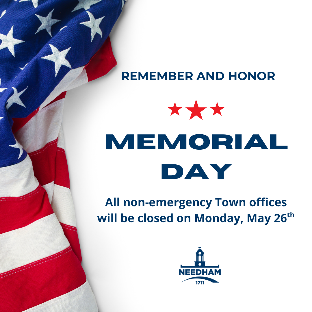 Memorial Day Town Offices Closed 
