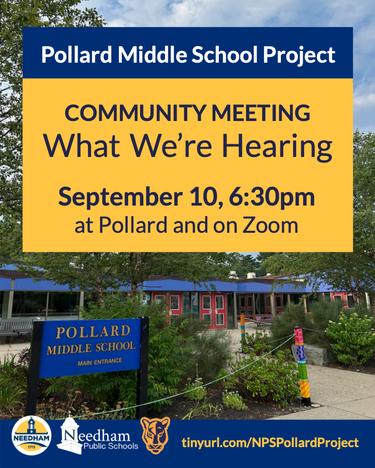 Pollard Middle School Project September 10th community meeting