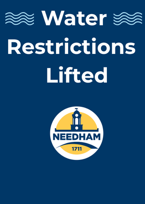 water restrictions lifted