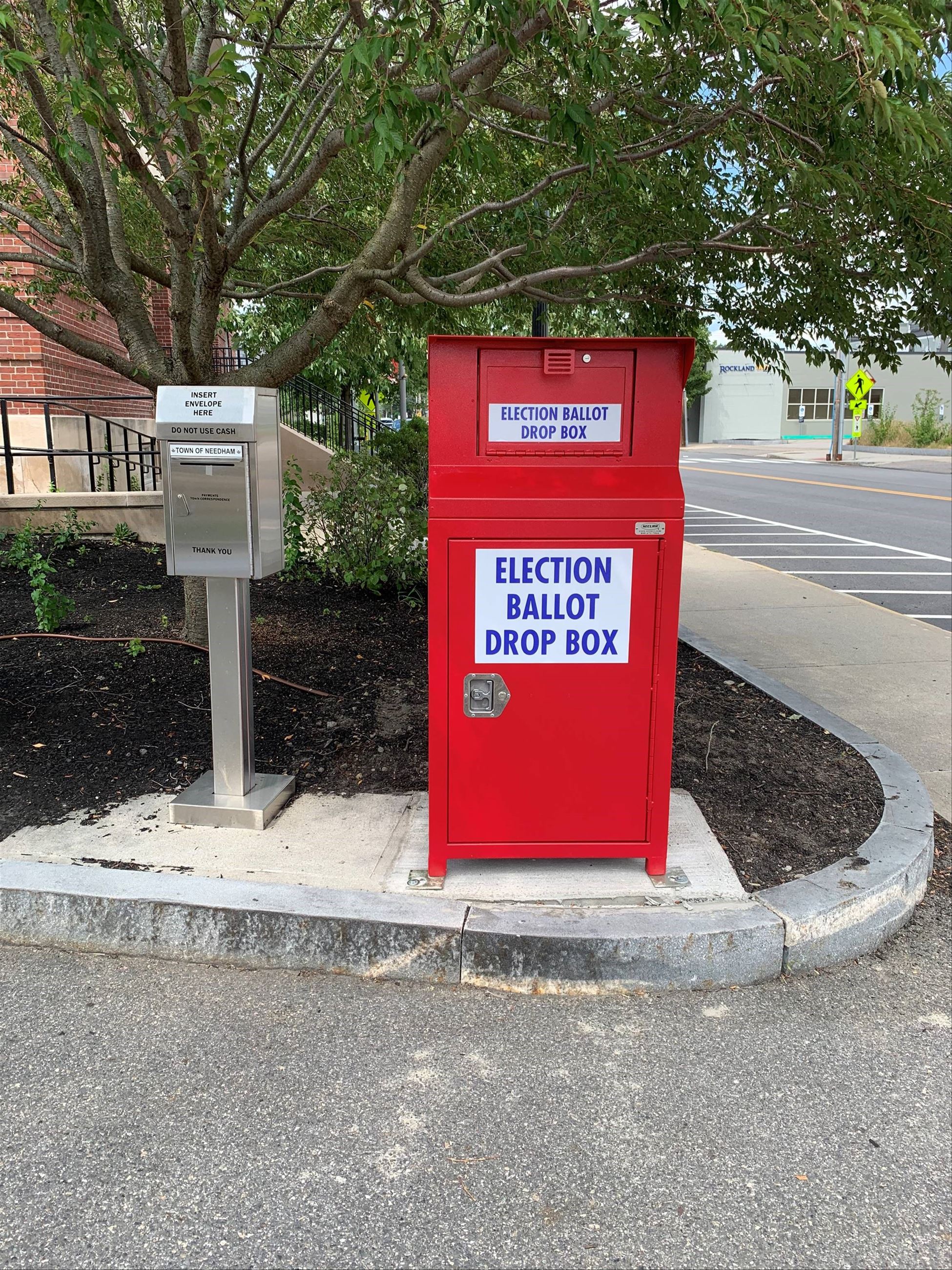 Red Election Drop Box