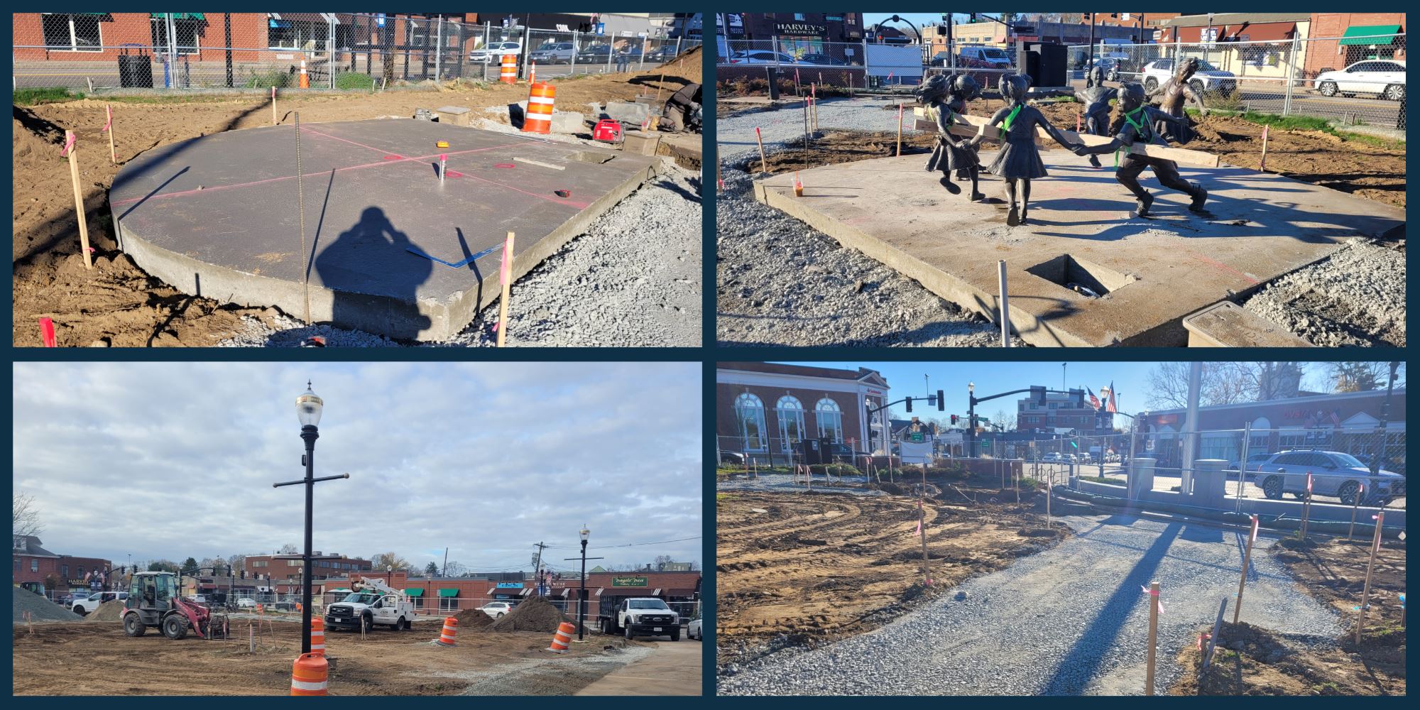 Town Common Project completed tasks November 14