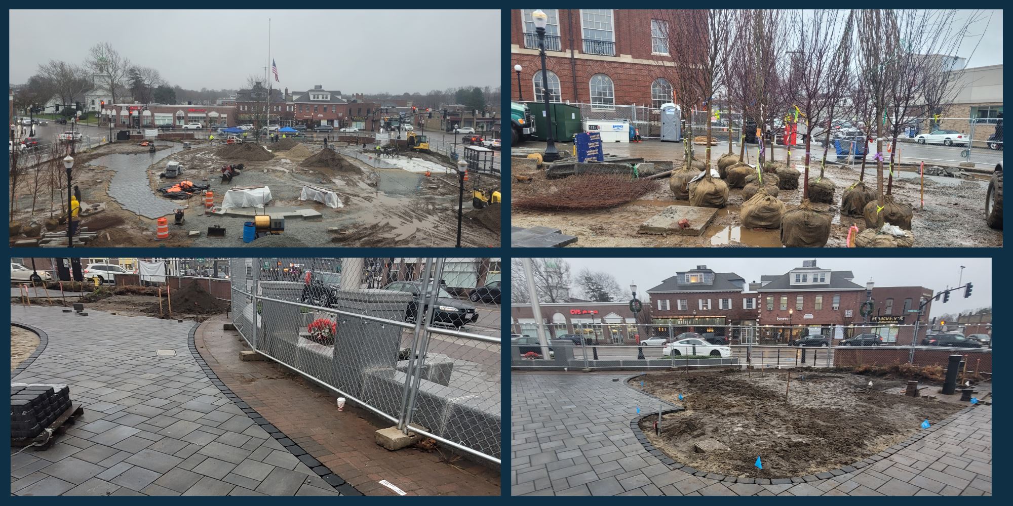 Town Common Project completed tasks December 7