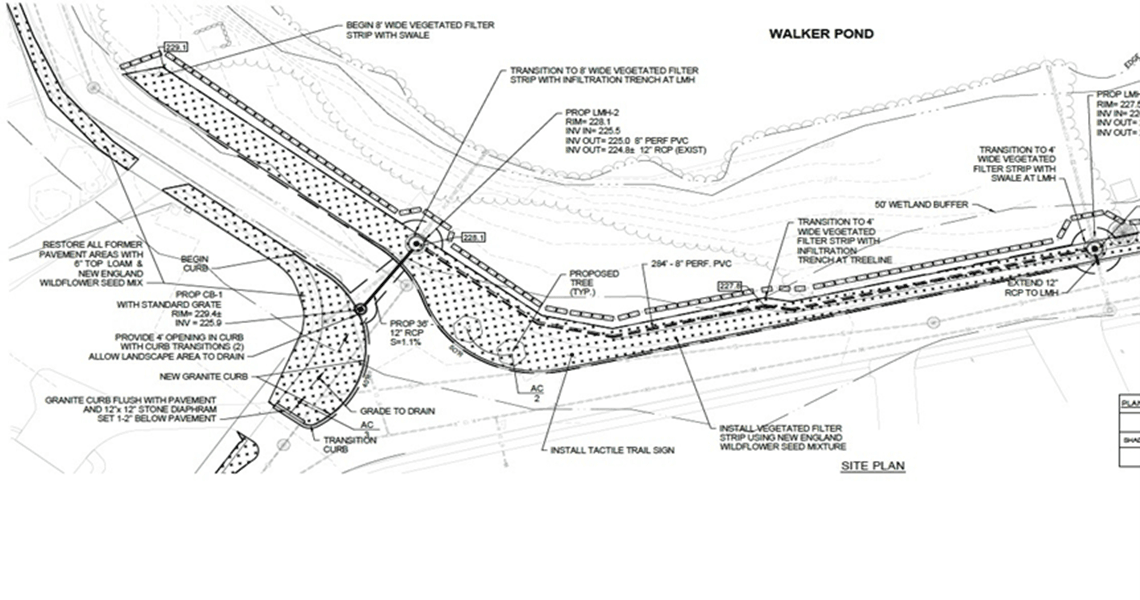 Walker Pond improvements plan_2022