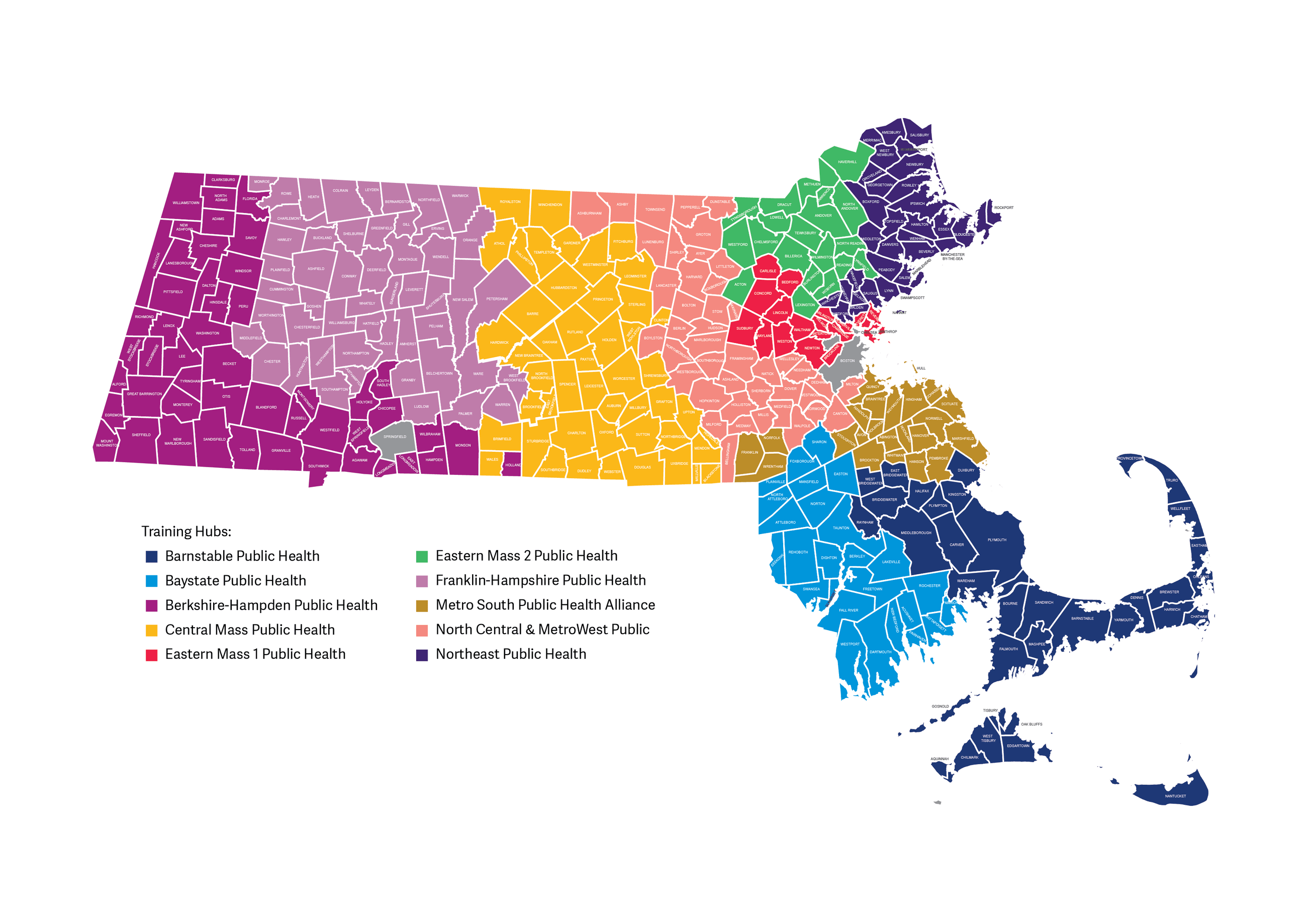 LPH Training Hub Map August 2024