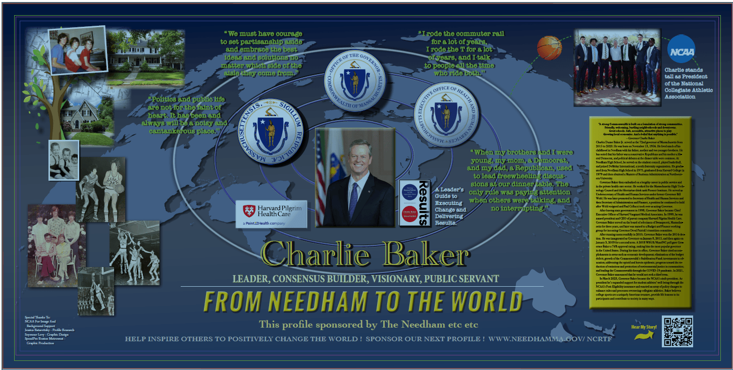 Gov. Charley Baker From Needham to the world